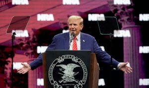 Former President Donald Trump at 2024 NRA Convention #GUNVOTE - AP Images