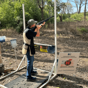 NSSF's Moriah Day shooting Sporting Clays